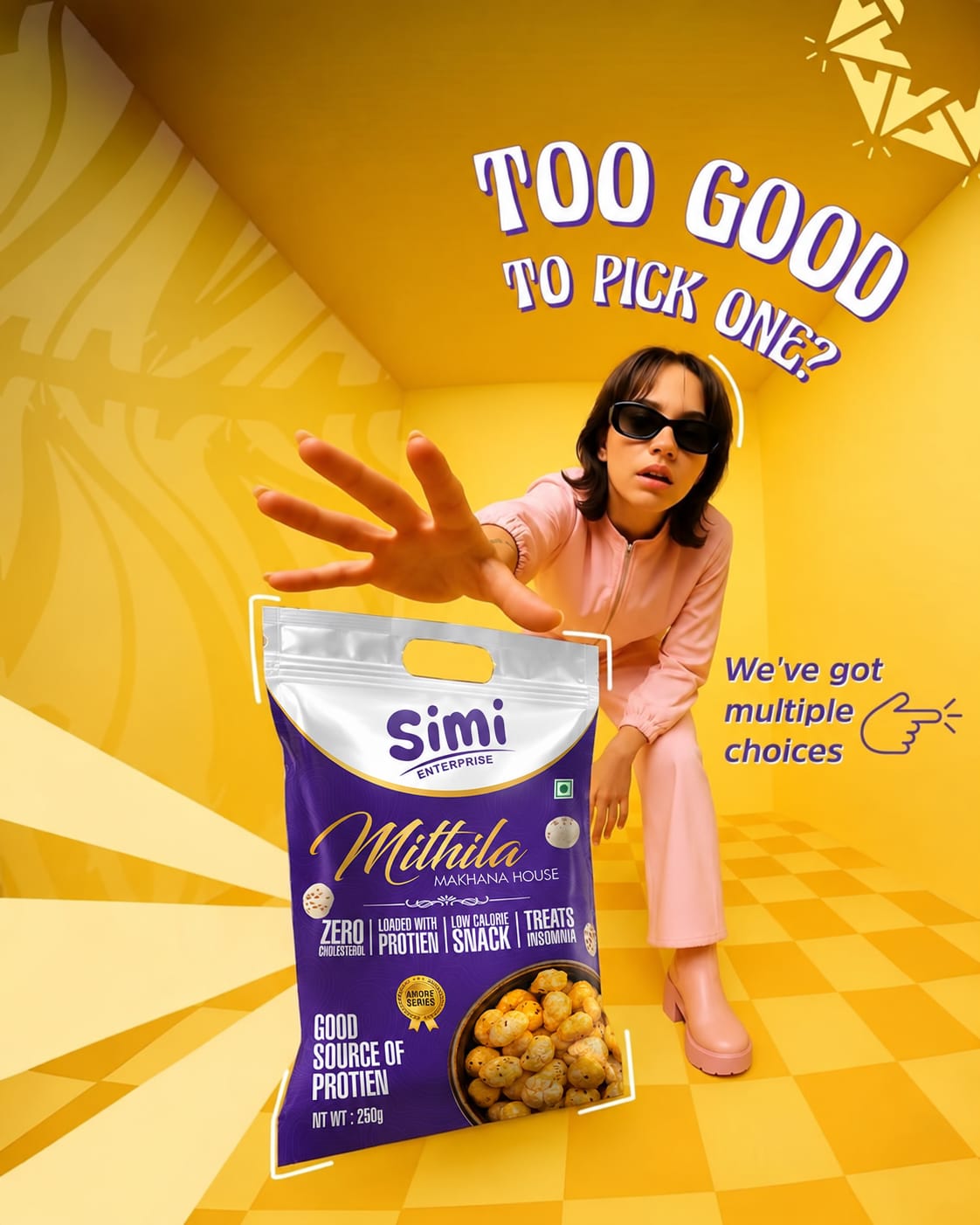 Simi Enterprise · Mithila — Makhana House, campaign-ready.