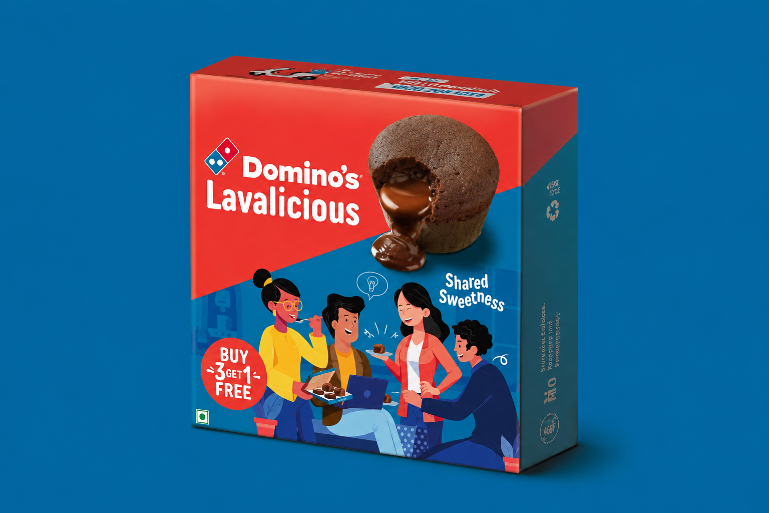 Domino's Sides packaging design by Artexpress