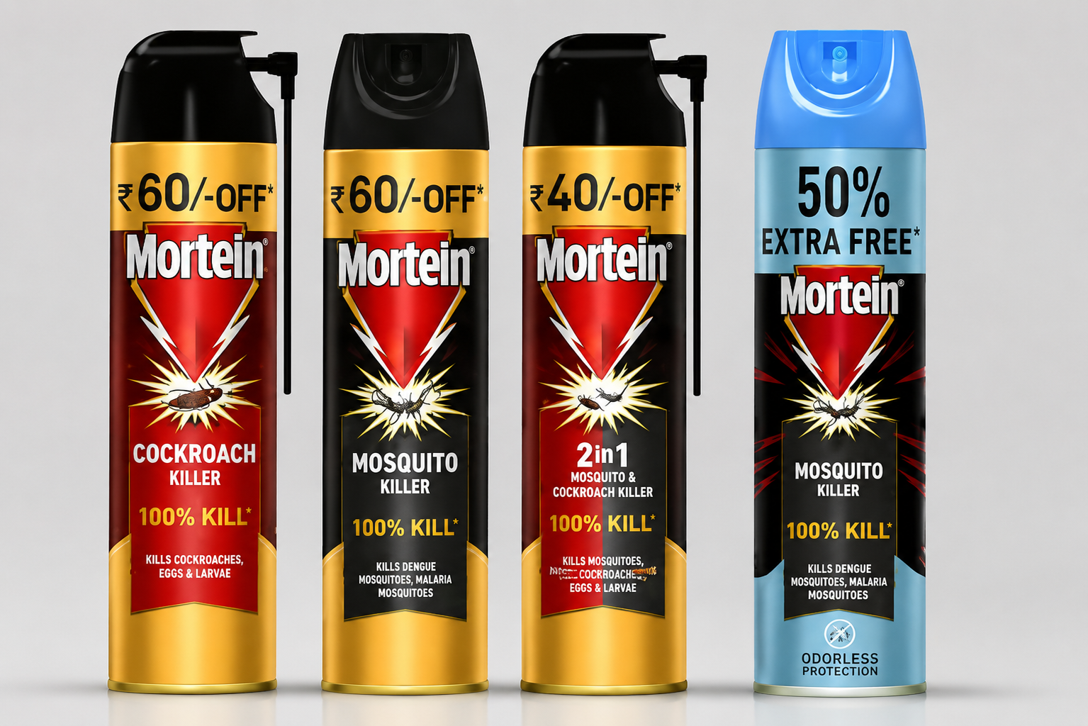 Mortein packaging design by Artexpress