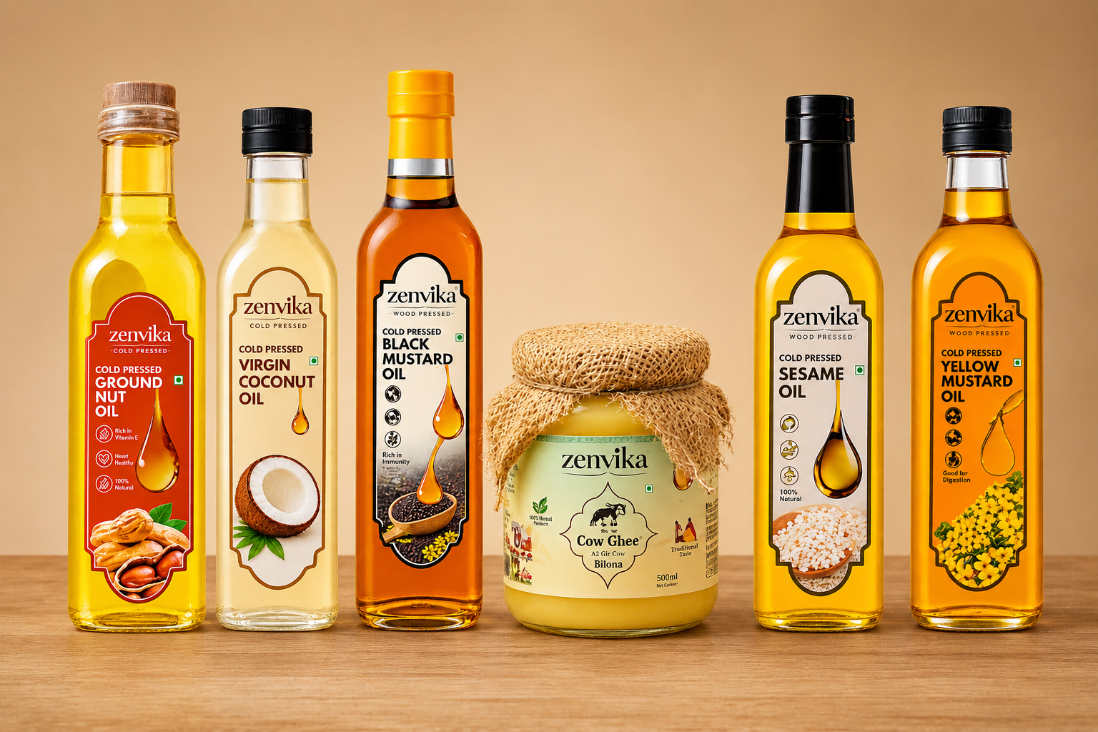 Zenvika Oils packaging design by Artexpress