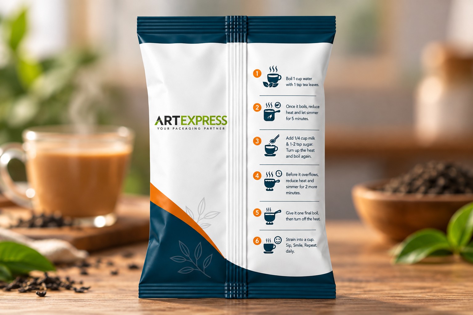 Center Seal Pouch printed by Artexpress
