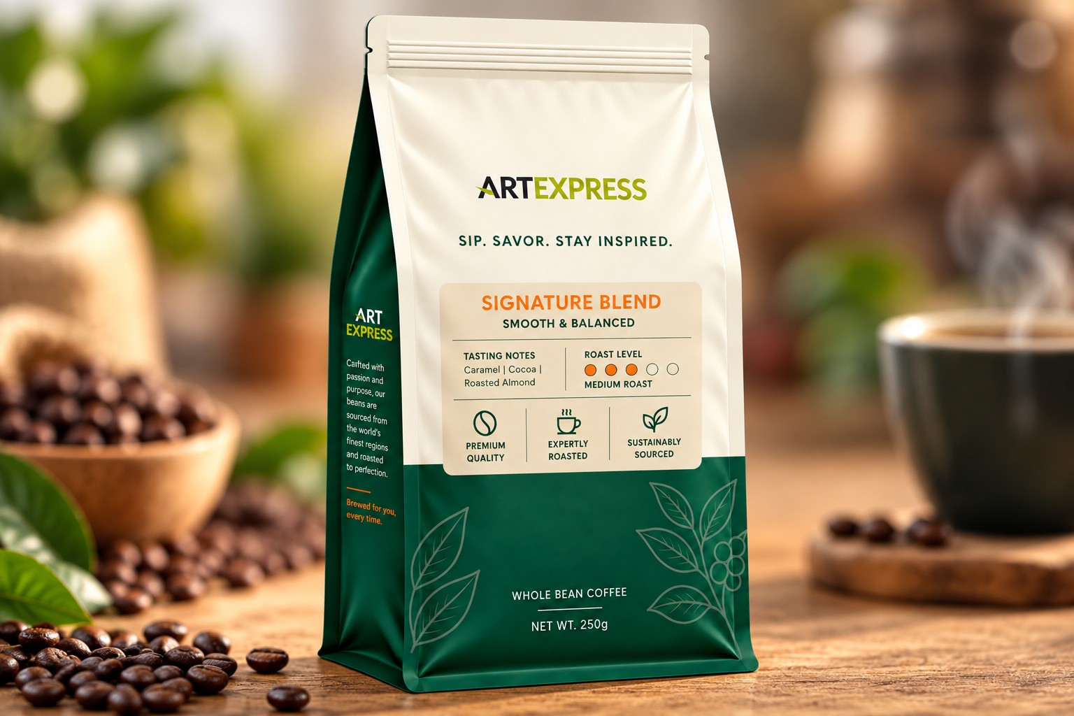 Quad Seal Pouch printed by Artexpress