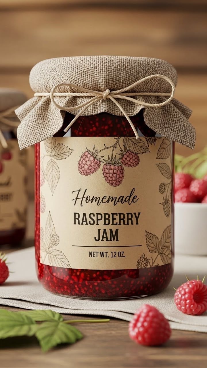 Homemade Raspberry Jam